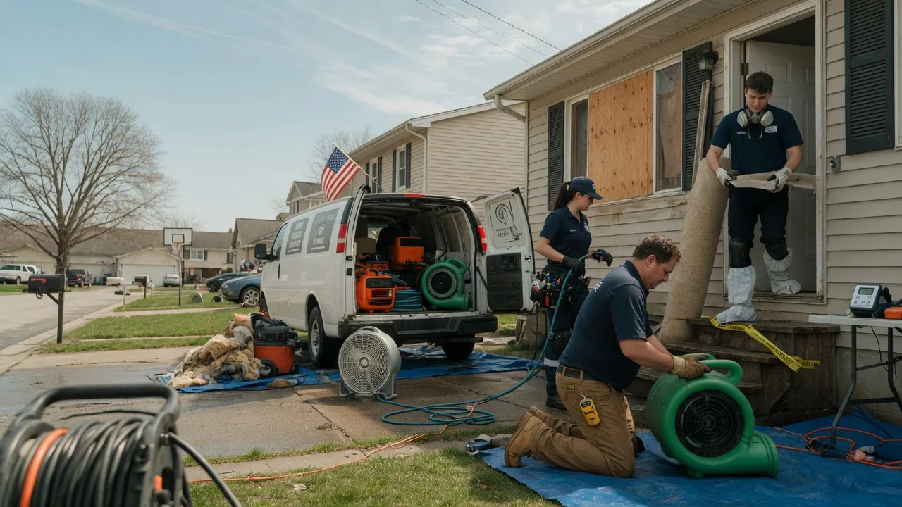 Water Damage Restoration in Harwood, ND near me
